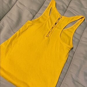Wild Fable Yellow Racerback Tank Top